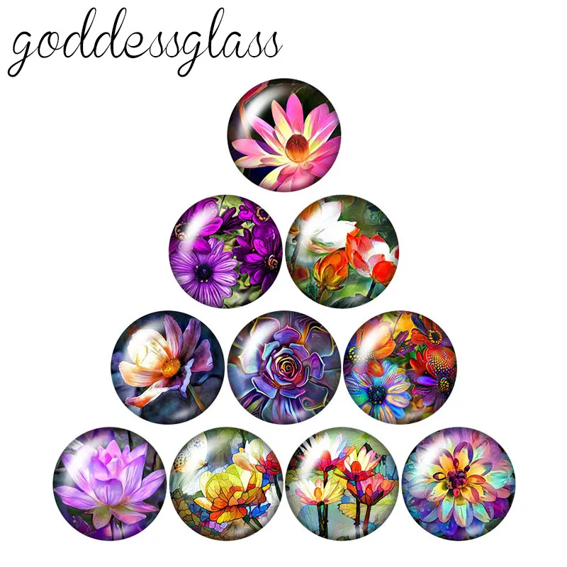 Flowers oil paintings Colorful beauty 10pcs 12mm/18mm/20mm/25mm Round photo glass cabochon demo flat back Making findings
Flowers oil paintings Colorful beauty 10pcs 12mm/18mm/20mm/25mm Round photo glass cabochon demo flat back Making findings