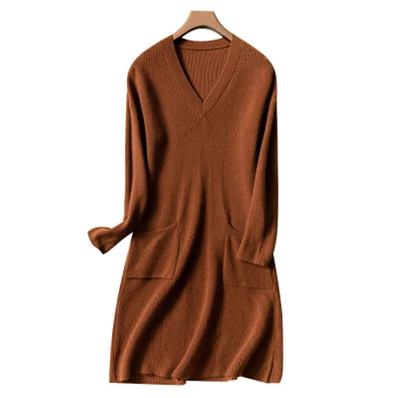 cashmere wool blend knit women fashion Vneck irregular hem pullover sweater dress beige 4color S-2XL retail wholesale
cashmere wool blend knit women fashion Vneck irregular hem pullover sweater dress beige 4color S-2XL retail wholesale