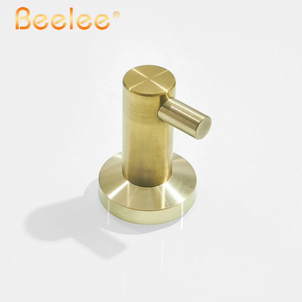 Coat Hook Golden Brushed Stainless Steel Wall Mounted Bathroom Circle Shape Robe Hook Clothes Hook,Beelee BA17807GB
Coat Hook Golden Brushed Stainless Steel Wall Mounted Bathroom Circle Shape Robe Hook Clothes Hook,Beelee BA17807GB
