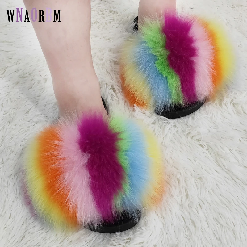 Best selling super large female fox fur slippers multicolor summer fashion slippers outdoor female furry indoor slippers beach s
Best selling super large female fox fur slippers multicolor summer fashion slippers outdoor female furry indoor slippers beach s