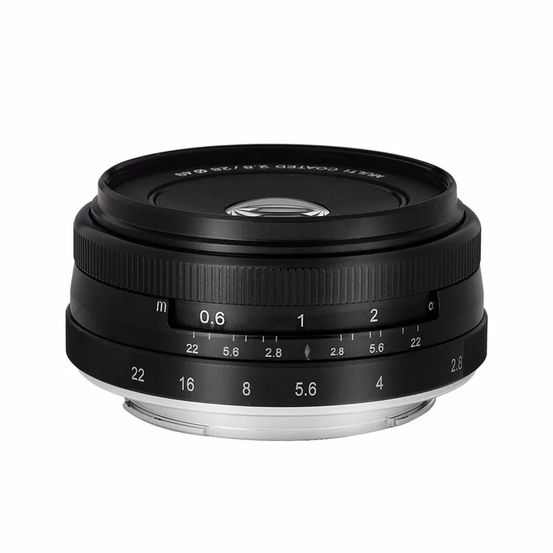Meike MK-M4/3-28mm-f/2 8 28 мм f2.8 объектив с фиксированным ручным фокусом для беззеркальной