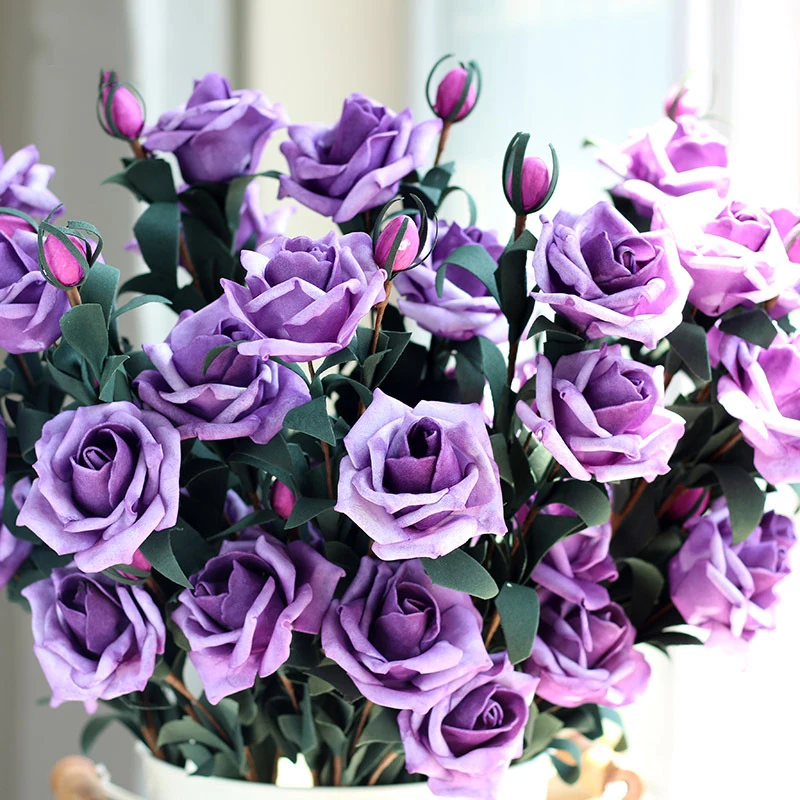 Retro PE Foam Artificial Roses Bouquet Fake Flowers Wedding Home Decoration Festive & Party Supplies
Retro PE Foam Artificial Roses Bouquet Fake Flowers Wedding Home Decoration Festive & Party Supplies