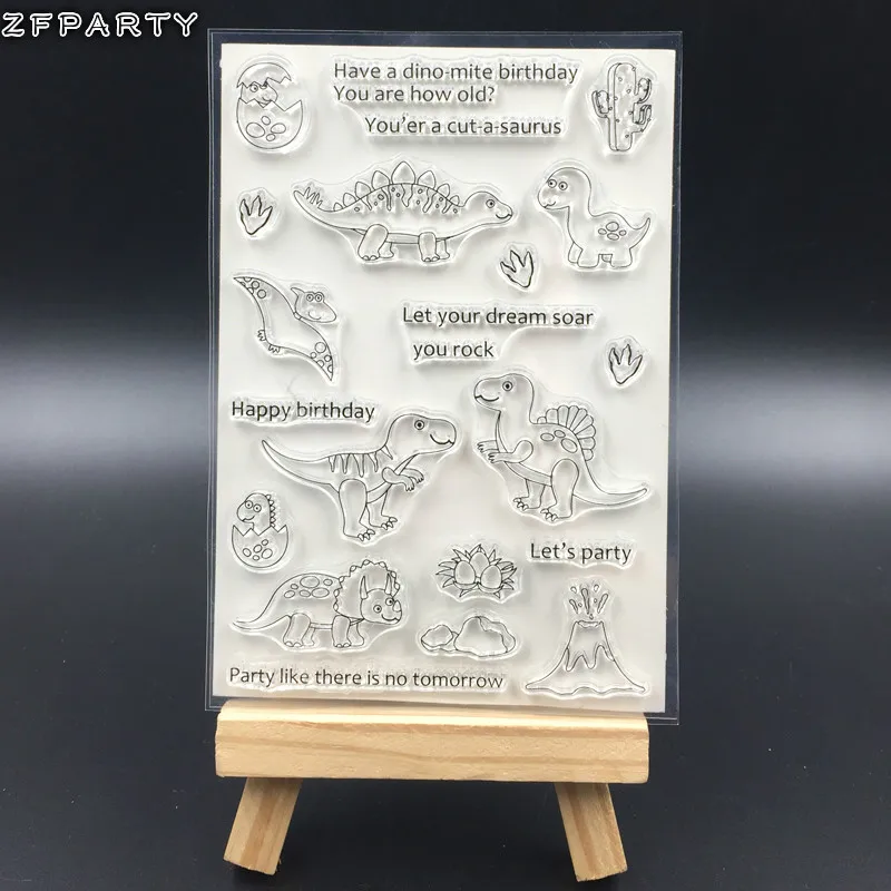 ZFPARTY Симпатичный Динозавр прозрачный силиконовый штамп/печать для DIY Скрапбукинг/фотоальбом декоративный прозрачный штамп
ZFPARTY Симпатичный Динозавр прозрачный силиконовый штамп/печать для DIY Скрапбукинг/фотоальбом декоративный прозрачный штамп