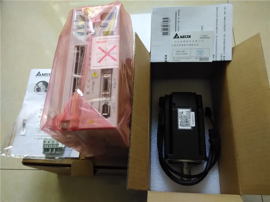 ECMA C30807PS + ASD A0721 AB DELTA 750w 3000rpm 2.39N.m ASDA AC Серводвигатель комплекты с 3m силой и кабелем