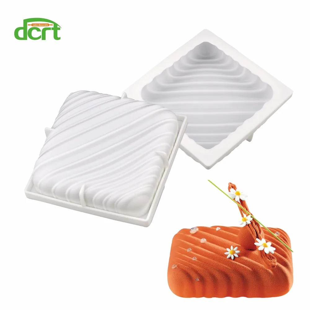 Quadrilateral Wave Shape Silicone Cake Mold DIY Mousse Sweetmeats Chiffon Breads Baking Tools Non-stick Bakeware
Quadrilateral Wave Shape Silicone Cake Mold DIY Mousse Sweetmeats Chiffon Breads Baking Tools Non-stick Bakeware