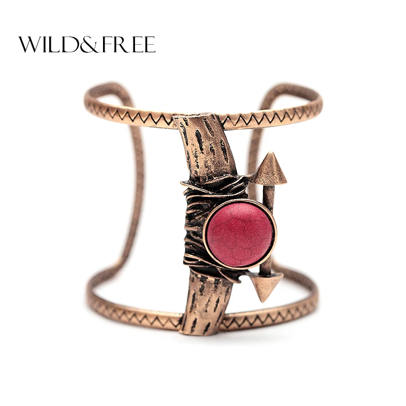 Vintage Big Stone Wide Arm Bangles Boho Statement Cuff Bangles Embed Red Stone Arrow Bracelets For Women India Jewelry Wholesale
Vintage Big Stone Wide Arm Bangles Boho Statement Cuff Bangles Embed Red Stone Arrow Bracelets For Women India Jewelry Wholesale
