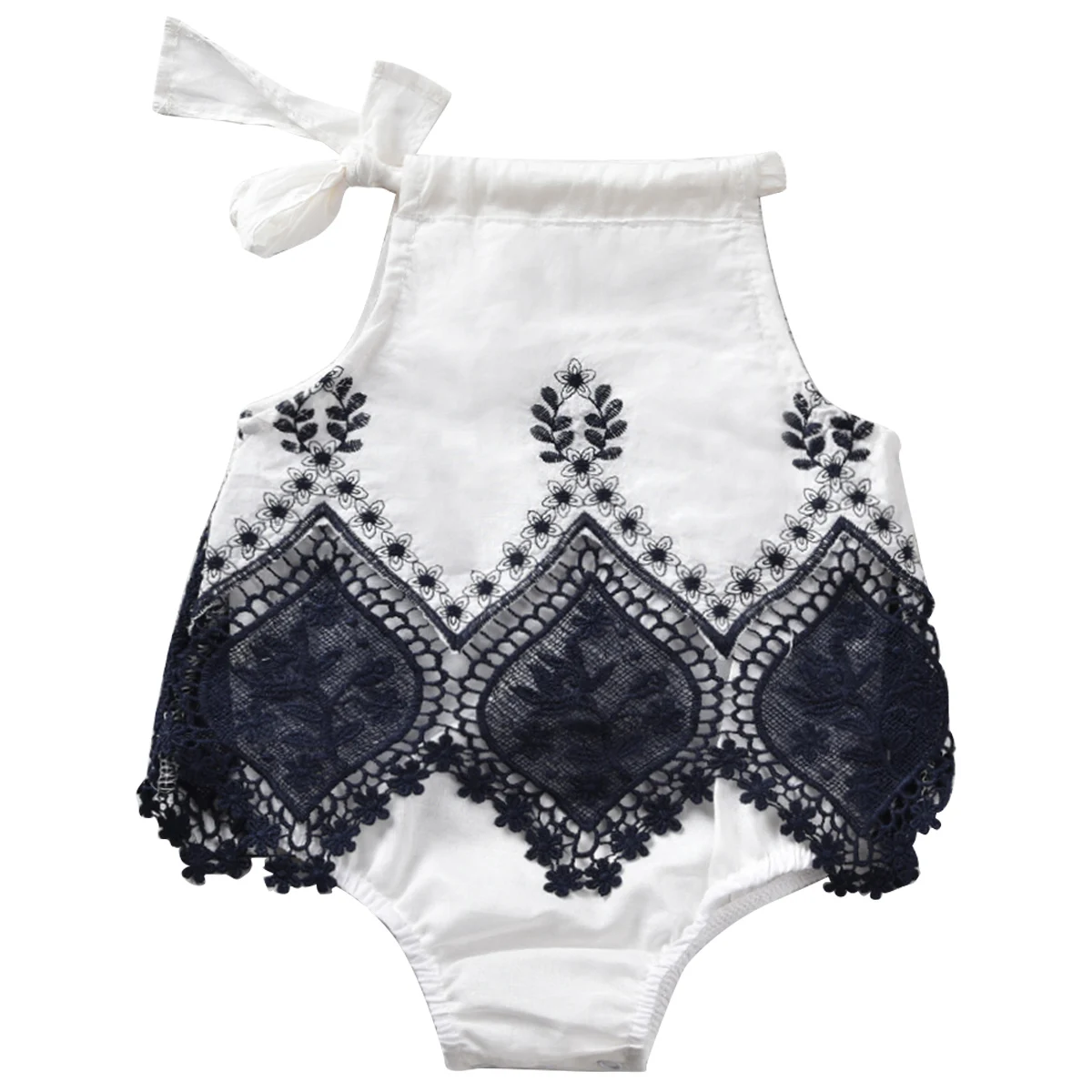 Puseky Newborn Baby Girls Sleeveless Rompers Jumpsuit Crochet Lace Ruffle solid Infant baby Summer Clothes outfits
Puseky Newborn Baby Girls Sleeveless Rompers Jumpsuit Crochet Lace Ruffle solid Infant baby Summer Clothes outfits