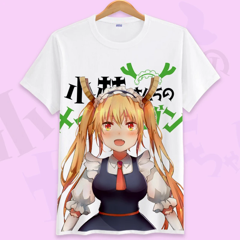 Kobayashi san Chi No Maid Dragon Kanna Kamui Toru футболки маскарадные костюмы мужские и женские топы с