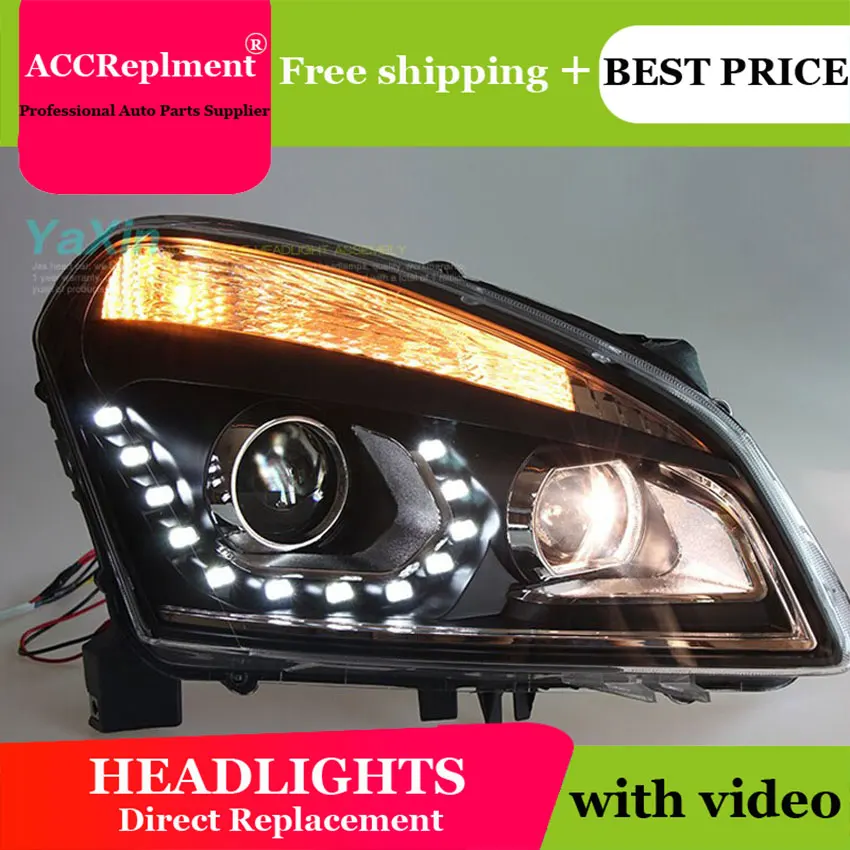 AUTO PRO 2008-2015 qashqai headlight car styling qashqai head lamp12 high brightness LED DRL parking bi xenon lens H7 HID Kit
AUTO PRO 2008-2015 qashqai headlight car styling qashqai head lamp12 high brightness LED DRL parking bi xenon lens H7 HID Kit
