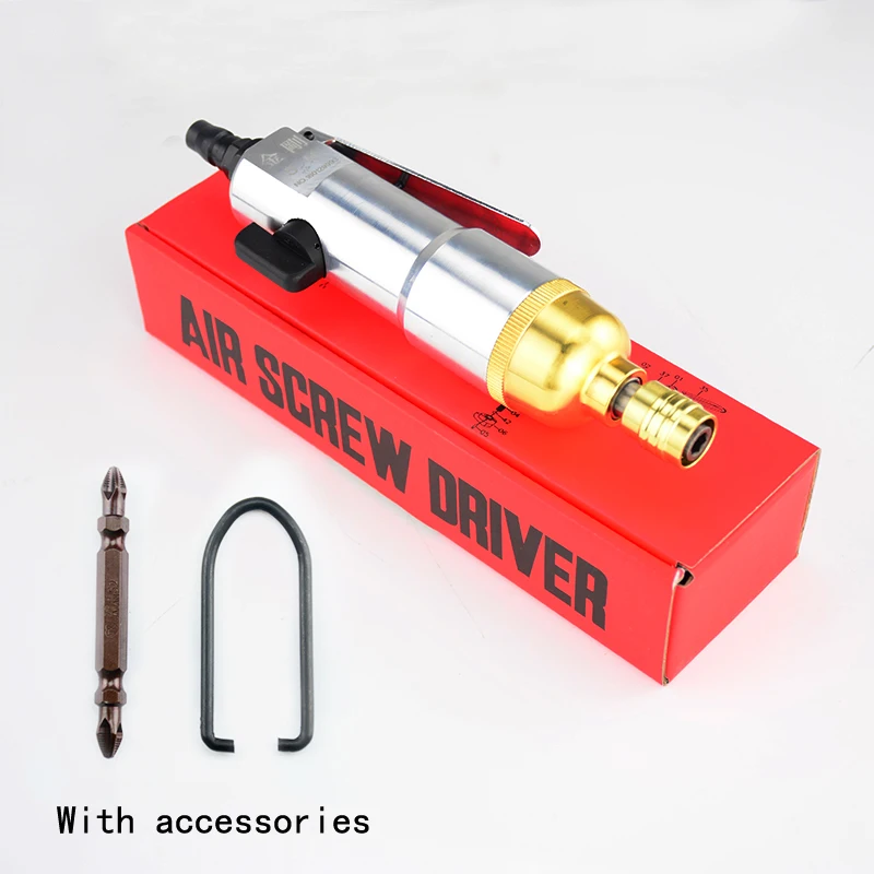Pneumatic Air Screwdriver Air Tools Gold Plating Industrial Air Screw Driver Economic Type Woodworking Straight Shank Screwdrive
Pneumatic Air Screwdriver Air Tools Gold Plating Industrial Air Screw Driver Economic Type Woodworking Straight Shank Screwdrive