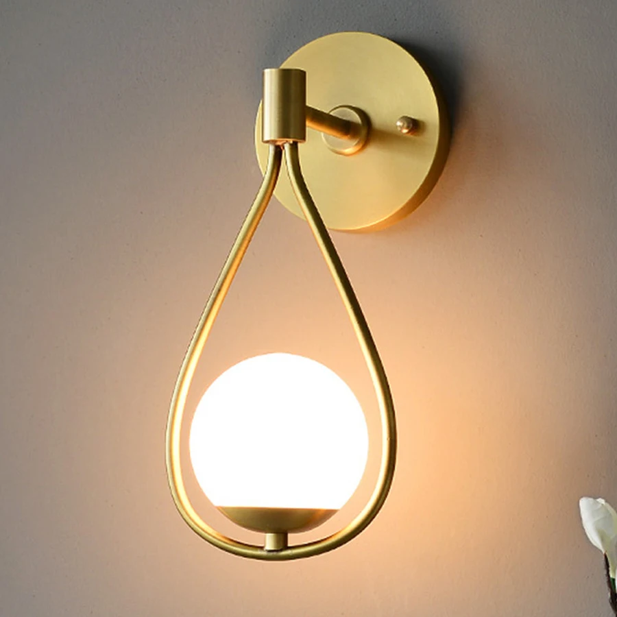 Thrisdar Nordic Creative Glass Ball Wall Light Living Room Restaurant Hotel Wall Sconce Aisle Bedroom Bedside Wall Light
Thrisdar Nordic Creative Glass Ball Wall Light Living Room Restaurant Hotel Wall Sconce Aisle Bedroom Bedside Wall Light