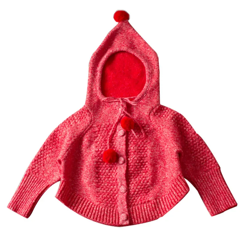 Children's clothing Casual cardigan knitted coat Small and medium-sized baby classic with hood wool batwing Sweatshirts
Children's clothing Casual cardigan knitted coat Small and medium-sized baby classic with hood wool batwing Sweatshirts