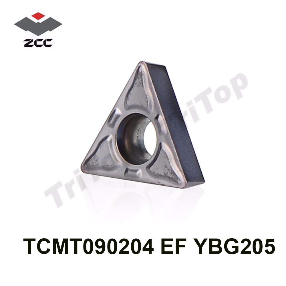 ZCCCT metal lathe cutting tools TCMT090204-EF YBG205 (10pcs/Lot) Trigon Insert positive inserts finishing for stainless steel
ZCCCT metal lathe cutting tools TCMT090204-EF YBG205 (10pcs/Lot) Trigon Insert positive inserts finishing for stainless steel