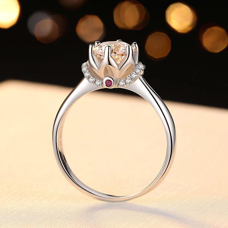 Фианит высокого качества камень 1CT Сердца и стрелы вырезанное кольцо обручальное