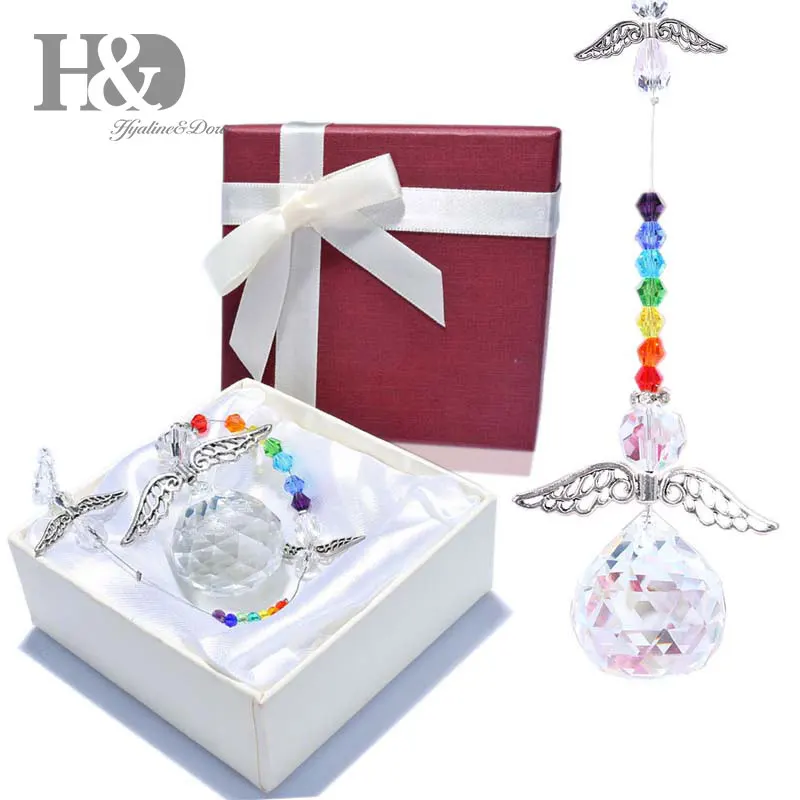 H&D Chakra Crystal Guardian Angel Suncatcher- Rainbow Maker Collection,Hanging Suncatcher Home Wedding Decoration
H&D Chakra Crystal Guardian Angel Suncatcher- Rainbow Maker Collection,Hanging Suncatcher Home Wedding Decoration