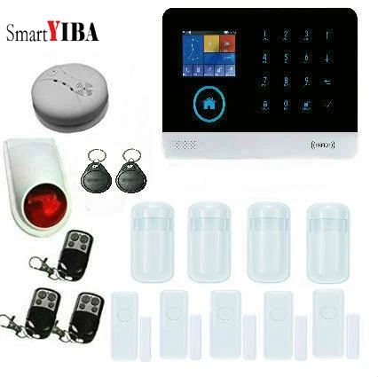 SmartYIBA WiFi GSM 2G Home Security Alarm System wireless wired zone Motion Sensor with Wireless Strobe siren
SmartYIBA WiFi GSM 2G Home Security Alarm System wireless wired zone Motion Sensor with Wireless Strobe siren
