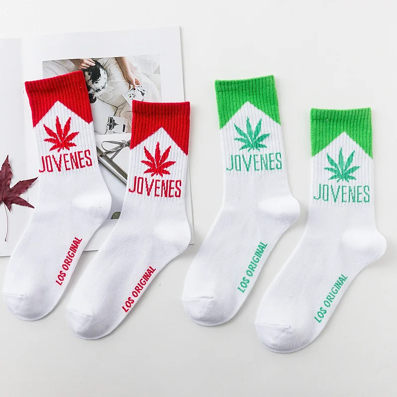 Unisex Street Europe and The United States Tide Section Maple Leaf Skateboard Socks Hong Kong Men and Women Couple Cotton Socks
Unisex Street Europe and The United States Tide Section Maple Leaf Skateboard Socks Hong Kong Men and Women Couple Cotton Socks