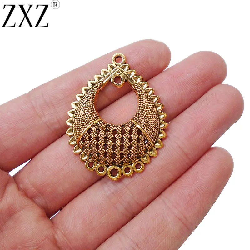 ZXZ 10pcs Ethnic Antique Gold Chandelier Earring Connectors Pendants Multi Strand Connector Pendant Jewelry Findings 39x31mm
ZXZ 10pcs Ethnic Antique Gold Chandelier Earring Connectors Pendants Multi Strand Connector Pendant Jewelry Findings 39x31mm