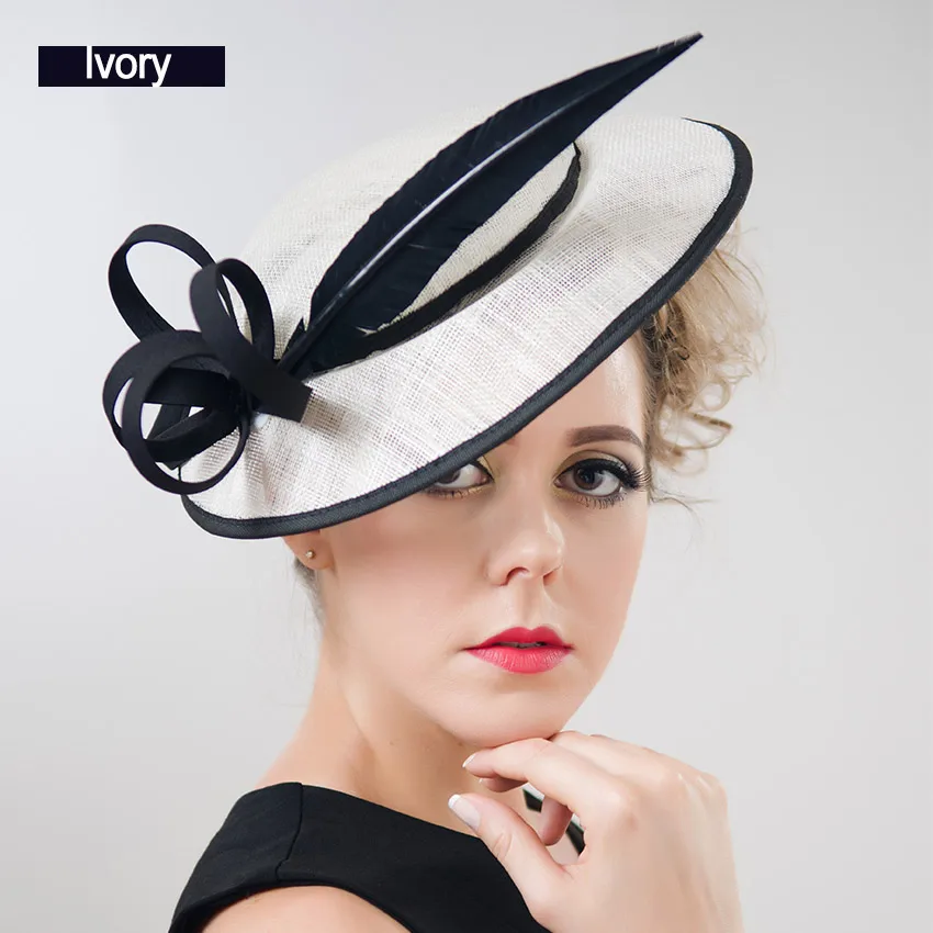 Women's Hats and Fascinators Vintage Sinamay Sagittate Feather Fascinator with Headband tocados sombreros bodas free shipping
Women's Hats and Fascinators Vintage Sinamay Sagittate Feather Fascinator with Headband tocados sombreros bodas free shipping