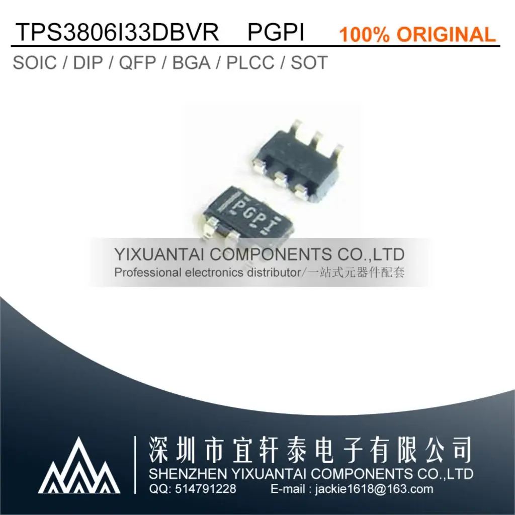 10pcs/lot 50pcs/lot 100pcs/lot Free shipping original TPS3806I33DBVR TPS3806I33 3806I33 PGPI SOT23-6
10pcs/lot 50pcs/lot 100pcs/lot Free shipping original TPS3806I33DBVR TPS3806I33 3806I33 PGPI SOT23-6