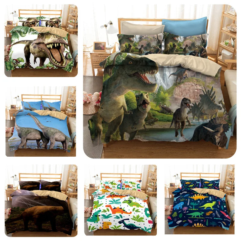 Jurassic World Dinosaur wars life Duvet Cover 2/3pcs British Style Family student dormitory Quilt cover pillowcase Home Textile
Jurassic World Dinosaur wars life Duvet Cover 2/3pcs British Style Family student dormitory Quilt cover pillowcase Home Textile