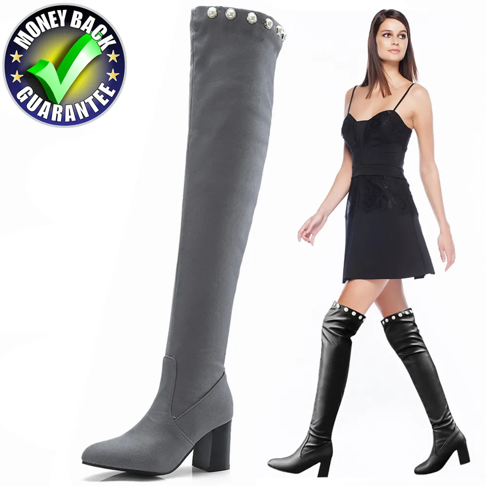 New Winter Boots Women Warm Over The Knee High Boots Woman Shoes High Heel Boot Long New Flock Leather Fashion Sexy Female Thigh
New Winter Boots Women Warm Over The Knee High Boots Woman Shoes High Heel Boot Long New Flock Leather Fashion Sexy Female Thigh