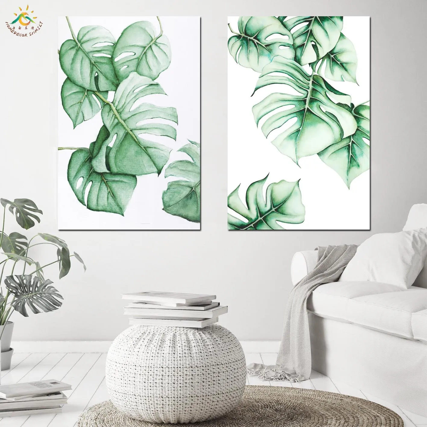 Monstera Watercolor Green Plant Leaf Nordic Poster Wall Art Canvas Prints and Posters Painting Decoration Pictures Home Decor
Monstera Watercolor Green Plant Leaf Nordic Poster Wall Art Canvas Prints and Posters Painting Decoration Pictures Home Decor