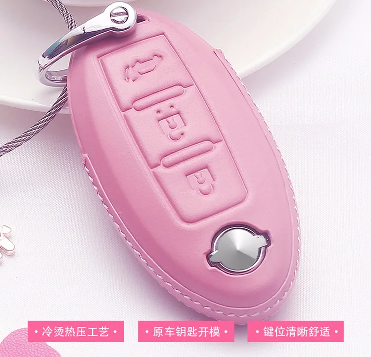 Leather Car Key Cover Case For Nissan Teana X-Trail Qashqai Livina Sylphy Tiida Sunny March Murano Geniss Juke Almera Maxim
Leather Car Key Cover Case For Nissan Teana X-Trail Qashqai Livina Sylphy Tiida Sunny March Murano Geniss Juke Almera Maxim