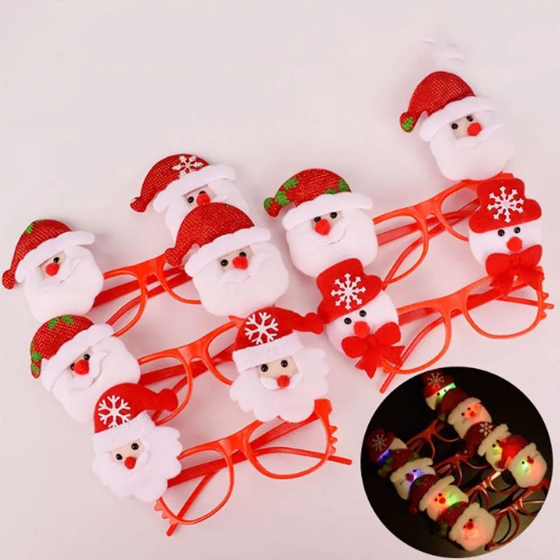 Novelty LED Glasses Light Up Christmas Flashing Luminous Rave Night Christmas Activities Navidad Birthday Party Decoration
Novelty LED Glasses Light Up Christmas Flashing Luminous Rave Night Christmas Activities Navidad Birthday Party Decoration