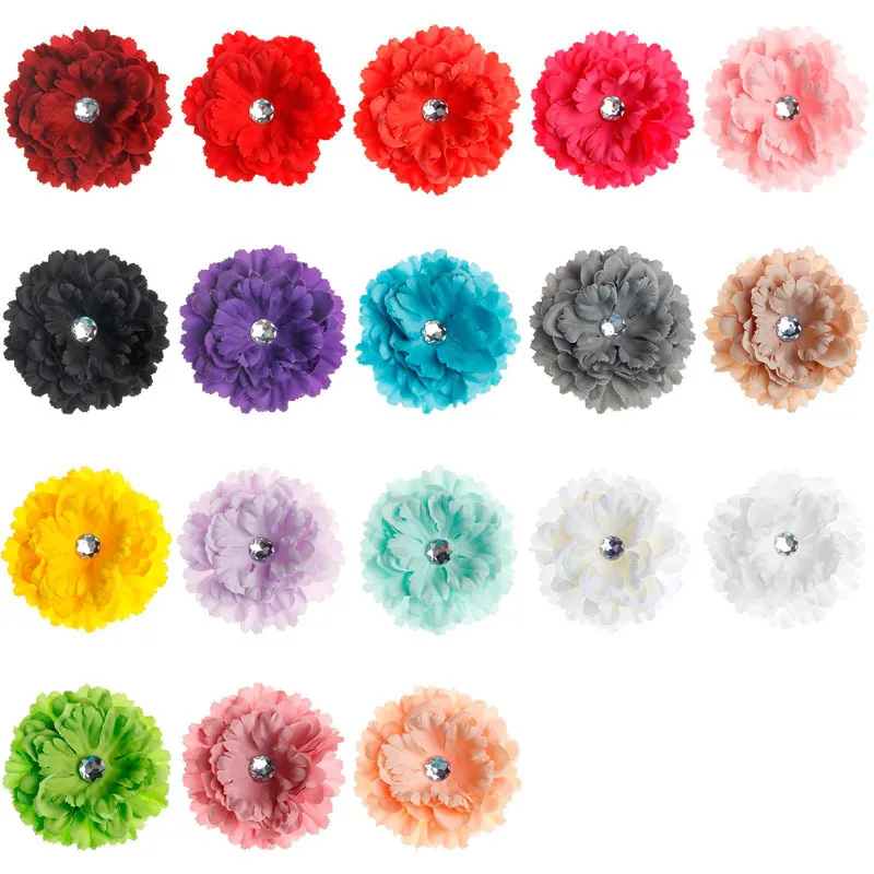 Nishine 5pcs/lot 4.8" Peony Fabric Flowers with Acrylic Button for Diy Headband Clips Kids Girls Headwear Hair Accessories
Nishine 5pcs/lot 4.8" Peony Fabric Flowers with Acrylic Button for Diy Headband Clips Kids Girls Headwear Hair Accessories