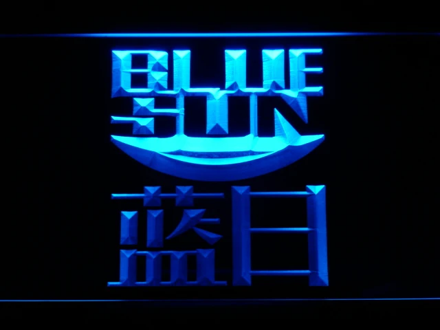 G231 Светлячок Serenity Blue Sun светодиодный неоновый светильник с выключателем вкл/выкл
