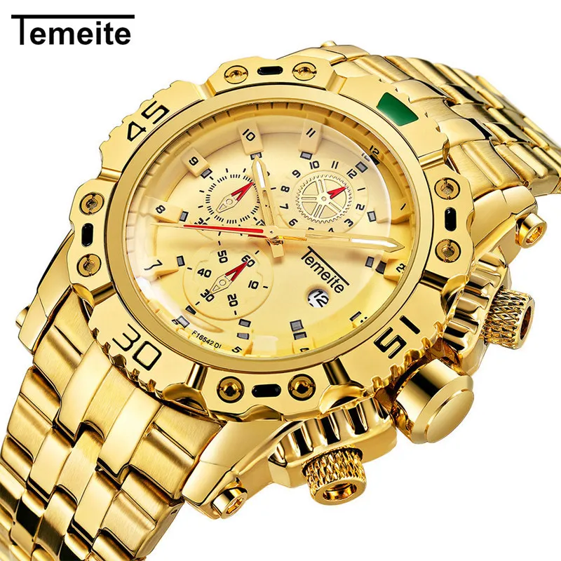 Watch Brand Luxury Gold Watch Men Business Quartz Wrist Watch Man Golden Sport Hours Fashion Clock Casual Watches Whatches 2019
Watch Brand Luxury Gold Watch Men Business Quartz Wrist Watch Man Golden Sport Hours Fashion Clock Casual Watches Whatches 2019