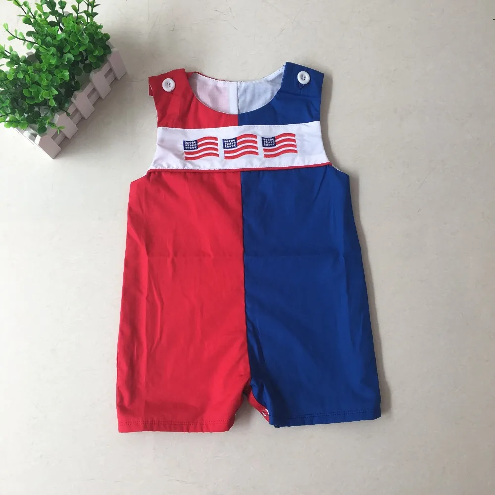 Puresun 4th of July Outfit Newborn Boy Girl Sleeveless Summer Red Blue Rompe Boy Flag Embroidery Shortall Baby Jon Jon Clothes
Puresun 4th of July Outfit Newborn Boy Girl Sleeveless Summer Red Blue Rompe Boy Flag Embroidery Shortall Baby Jon Jon Clothes