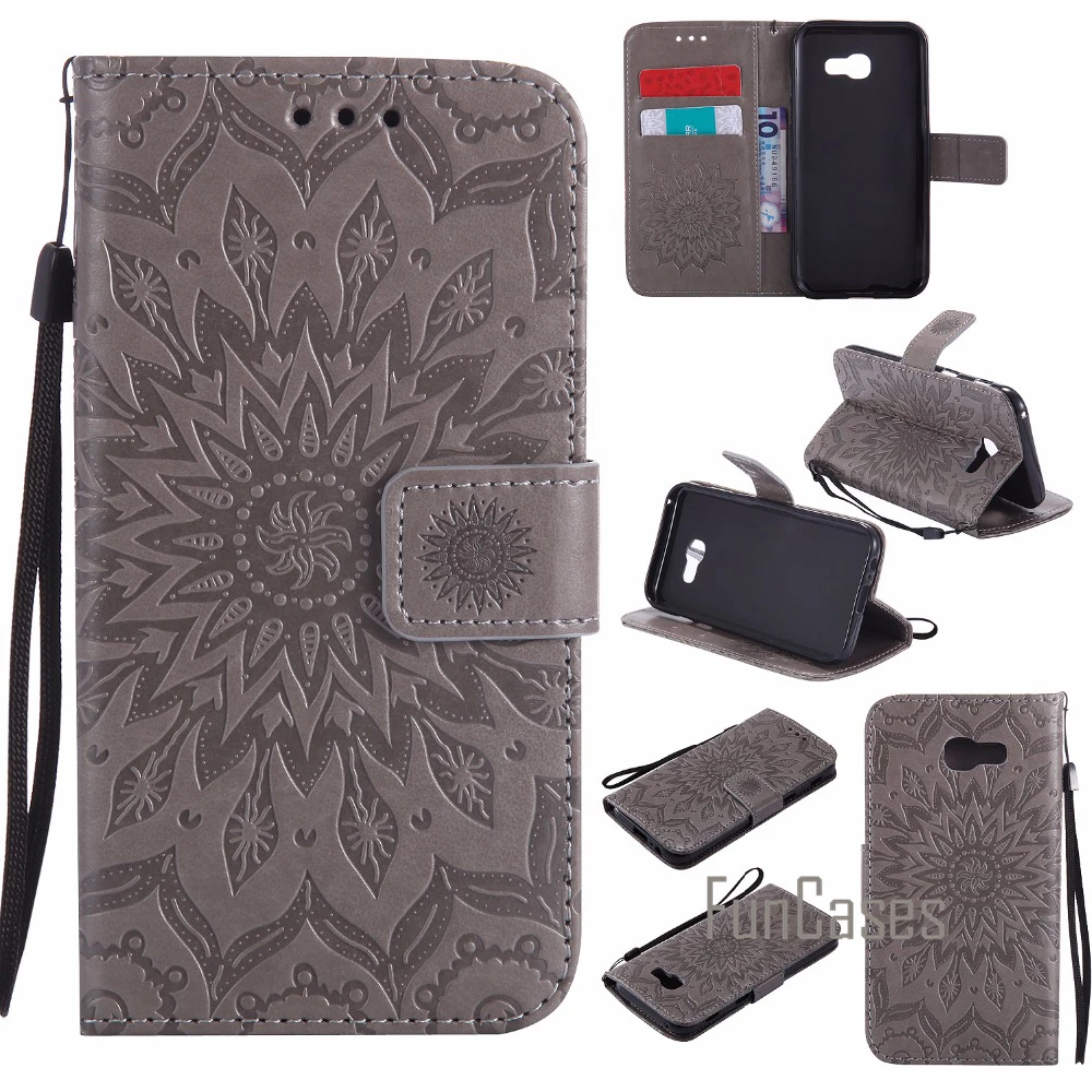 Модный рельефный чехол для samsung Galaxy A5 2017/A5 2016 A510 + держатель карт|a5 case|funda galaxy a5coque a5 |