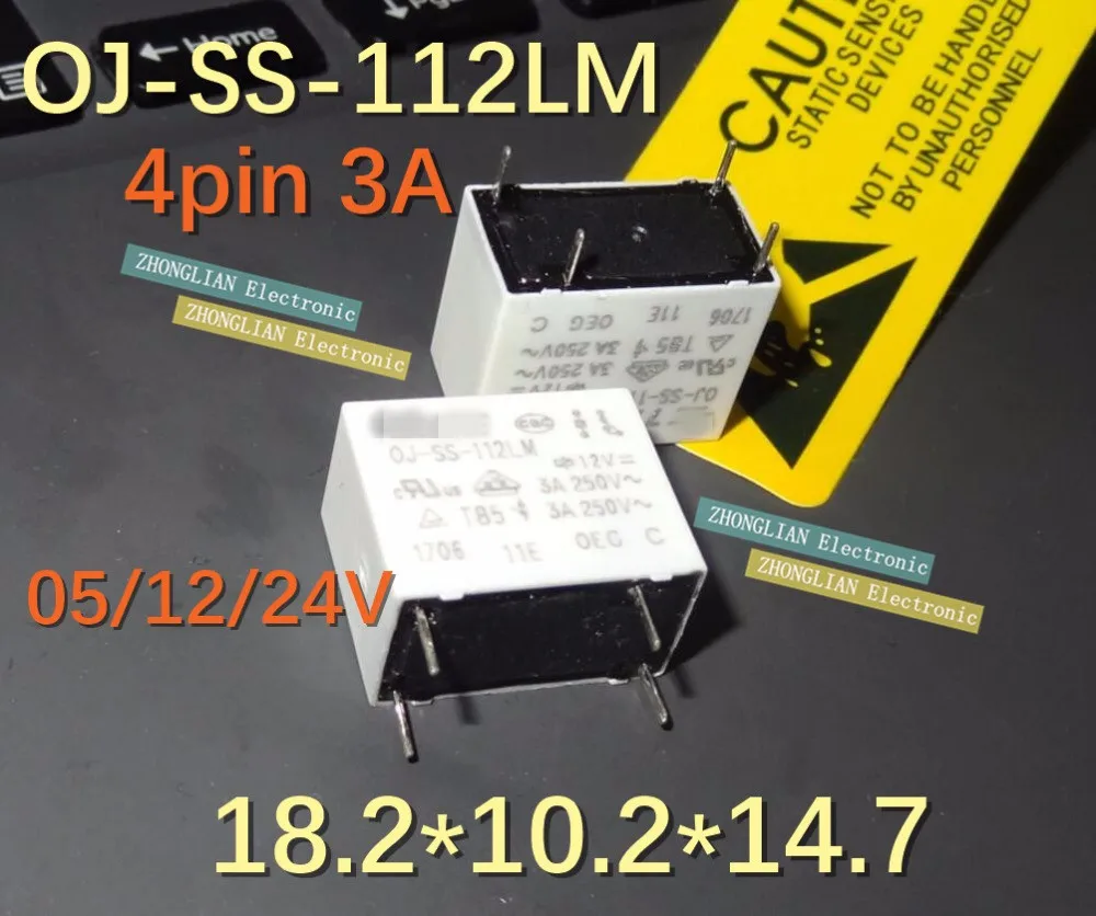 20 шт./лот новое оригинальное реле мощности spot OEG OJ-SS-112LM 05V 12V 24V/4 pin /3A sensitive
20 шт./лот новое оригинальное реле мощности spot OEG OJ-SS-112LM 05V 12V 24V/4 pin /3A sensitive