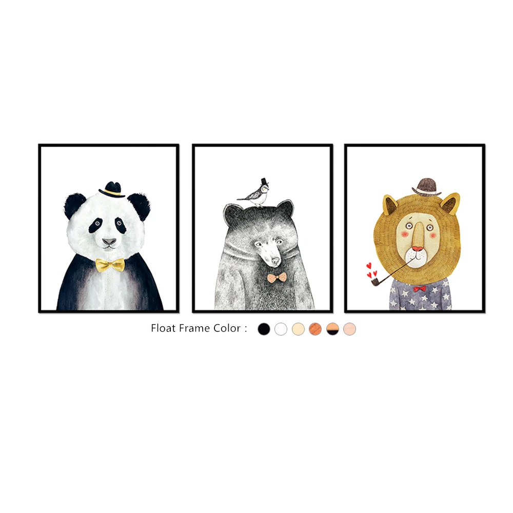 Nordic Animal Lion Bear Panda Art Prints Wall Picture Canvas Painting Kids Room Home Decor
Nordic Animal Lion Bear Panda Art Prints Wall Picture Canvas Painting Kids Room Home Decor