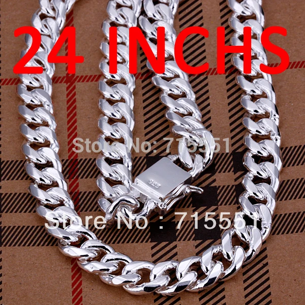 Hotsale New Items / Men Jewelry / - High Quality / silver plated 10MM cable wire Chain Necklace
Hotsale New Items / Men Jewelry / - High Quality / silver plated 10MM cable wire Chain Necklace