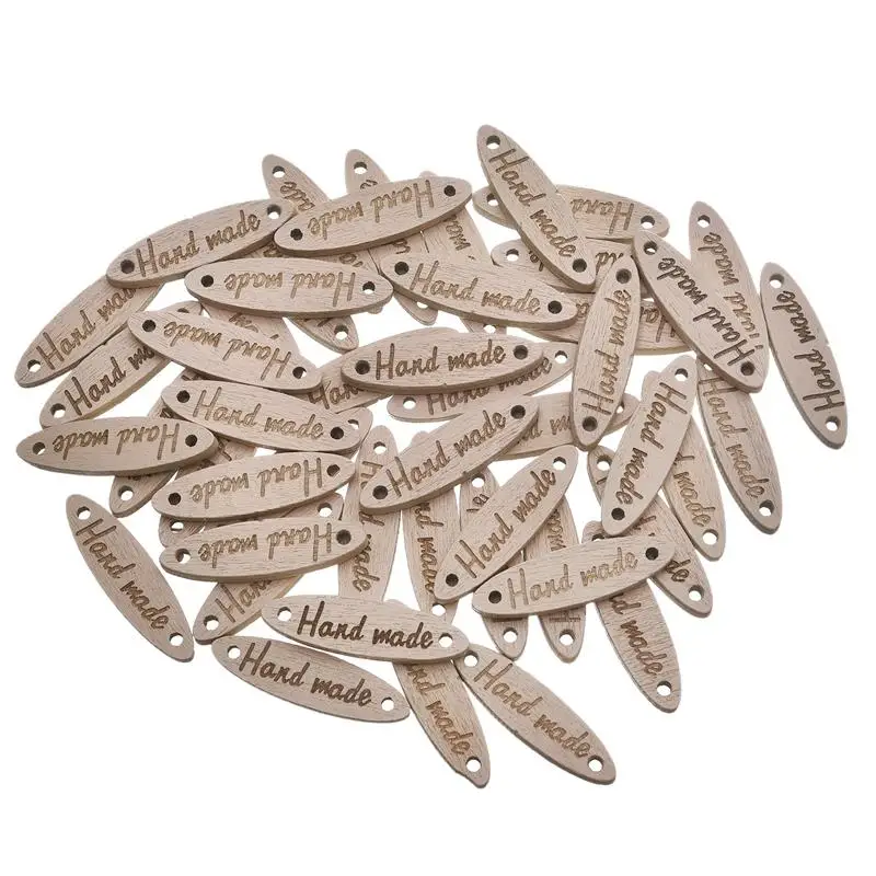 50pcs/Set Wooden Button "Hand Made" Letters Carved Wood Button Sewing Accessories For Clothes Decoration Handmade DIY Craft
50pcs/Set Wooden Button "Hand Made" Letters Carved Wood Button Sewing Accessories For Clothes Decoration Handmade DIY Craft