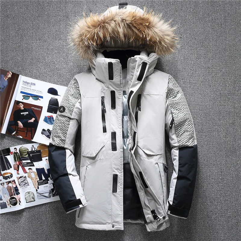 YuWaiJiaRen Winter Genuine Fur Hooded Duck Down Jackets Men Thick Warm High Quality Down Coats Down Parka Men Winter Coat
YuWaiJiaRen Winter Genuine Fur Hooded Duck Down Jackets Men Thick Warm High Quality Down Coats Down Parka Men Winter Coat