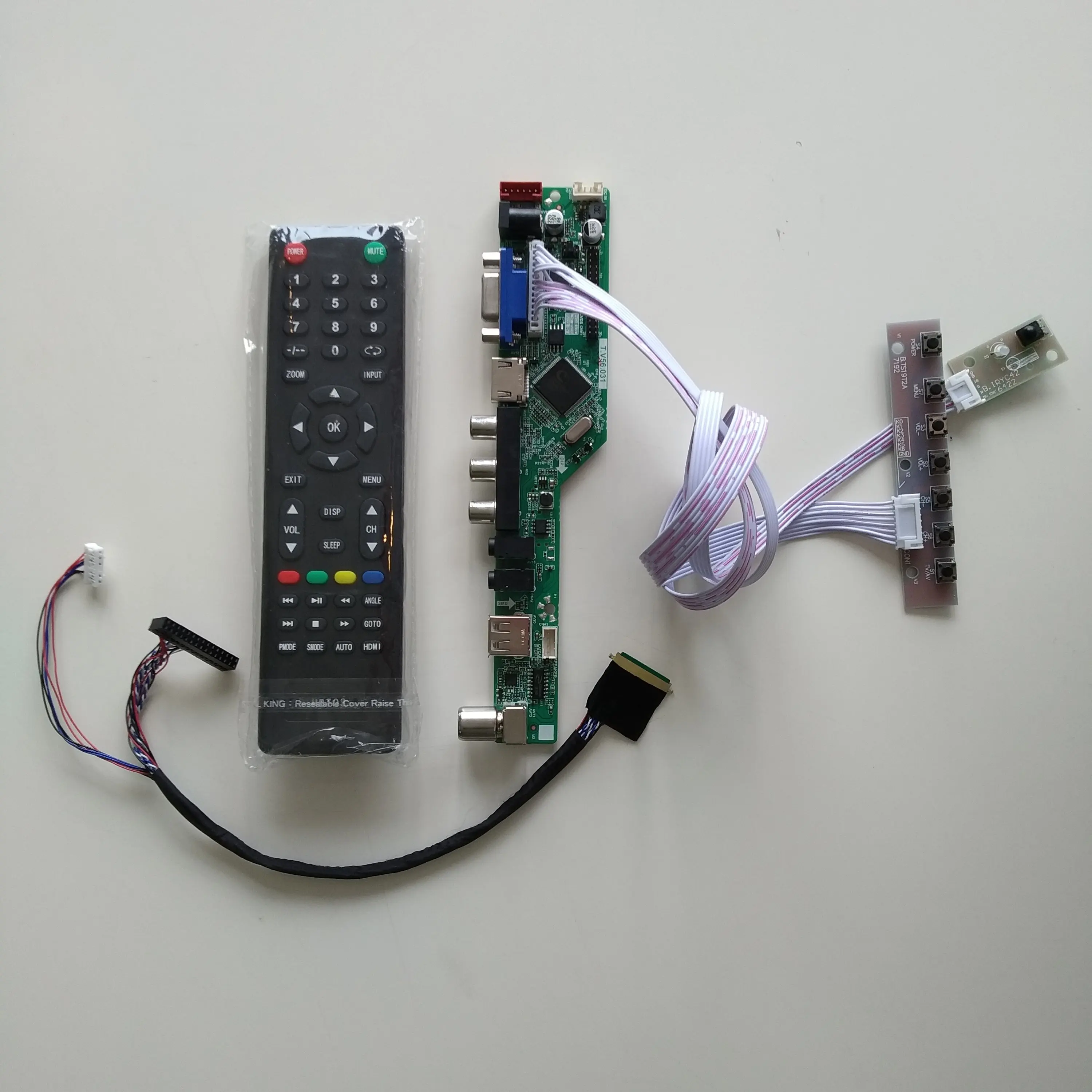 ТВ AV USB VGA Аудио ЖК светодиодный контроллер платы контроллера для LTN173KT01 LTN173KT02