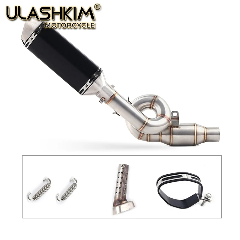 Motorcycle Full System Exhaust Muffler Escape Middle Link Contact Pipe Slip On For Kawasaki Z800 2012-2016
Motorcycle Full System Exhaust Muffler Escape Middle Link Contact Pipe Slip On For Kawasaki Z800 2012-2016
