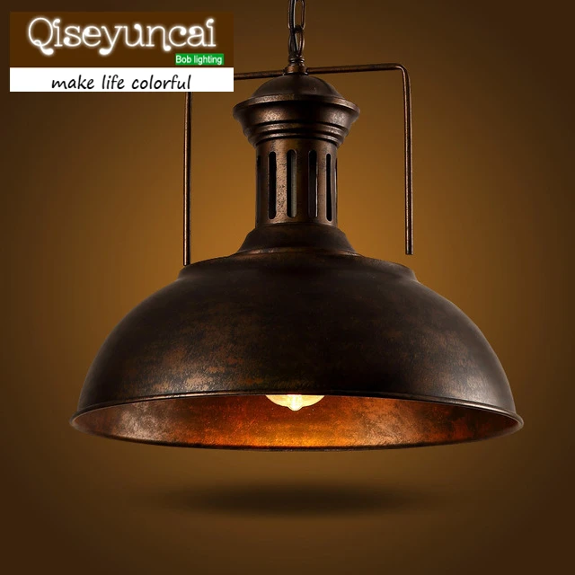 2018 LOFT bar pendant light creative personality retro American Iron Cafe Restaurant lid Nordic
2018 LOFT bar pendant light creative personality retro American Iron Cafe Restaurant lid Nordic