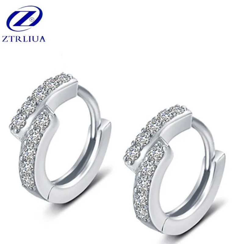 New Korean Fashion 925 Sterling Silver Jewelry Personality Single Row Full Of Crystal Beautiful Gift Dangle Earrings SE356
New Korean Fashion 925 Sterling Silver Jewelry Personality Single Row Full Of Crystal Beautiful Gift Dangle Earrings SE356