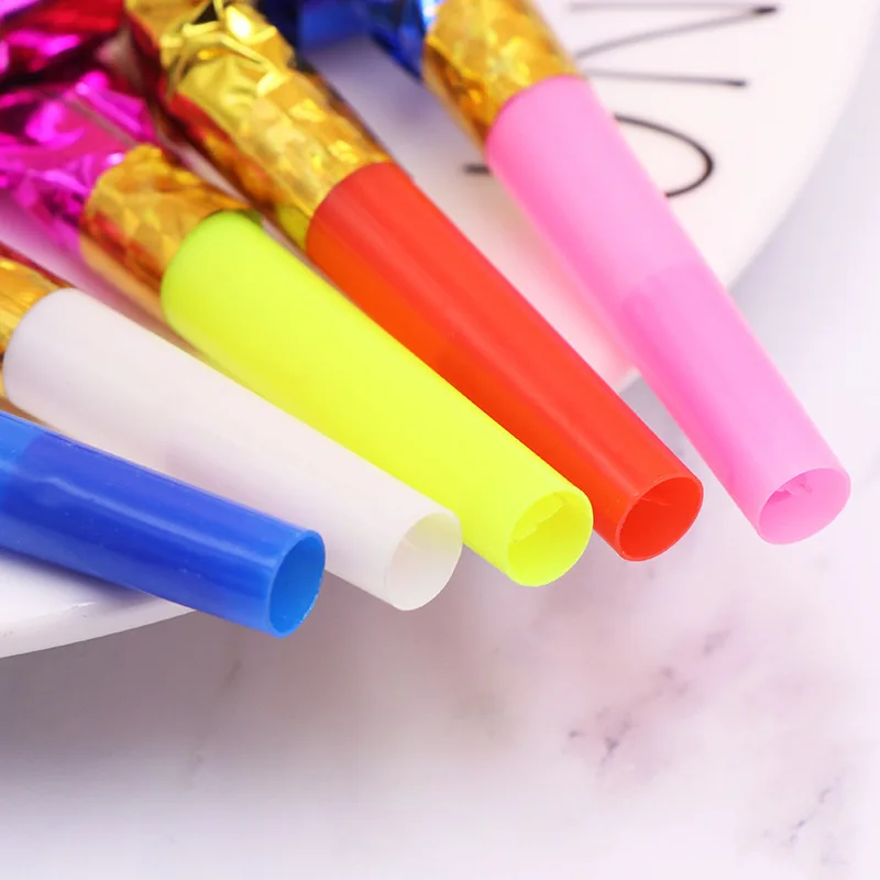 100Pcs Children's Birthday Party Noise Makers Color Blowouts Festival Funny Prop Pinata Toys Kid Party Favors Gift Small Speaker
100Pcs Children's Birthday Party Noise Makers Color Blowouts Festival Funny Prop Pinata Toys Kid Party Favors Gift Small Speaker