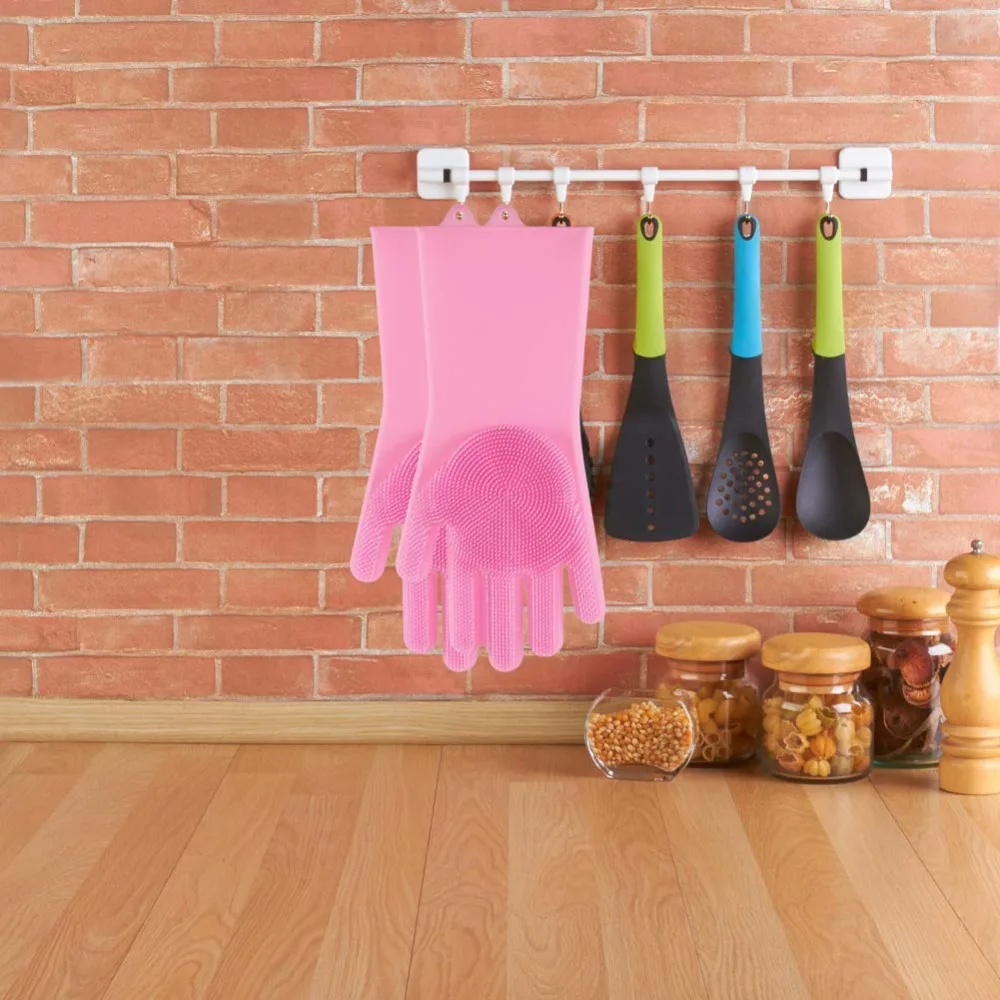 Magic Silicone Gloves 100% Food Grade Cleaning Sponge Dishwashing Brushs Heat Resistant for Cleaning Household Dish Washing
Magic Silicone Gloves 100% Food Grade Cleaning Sponge Dishwashing Brushs Heat Resistant for Cleaning Household Dish Washing