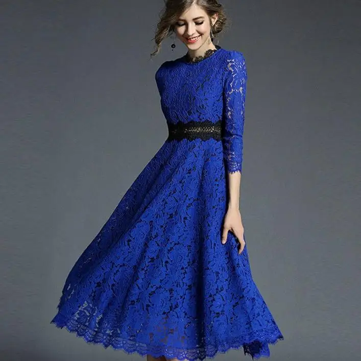 JSXDHK European Women Party Midi Dress 2021 Runway Autumn Crochet Lace Patchwork Hollow Out Long Sleeve Elegant Dress Vestidos
JSXDHK European Women Party Midi Dress 2021 Runway Autumn Crochet Lace Patchwork Hollow Out Long Sleeve Elegant Dress Vestidos