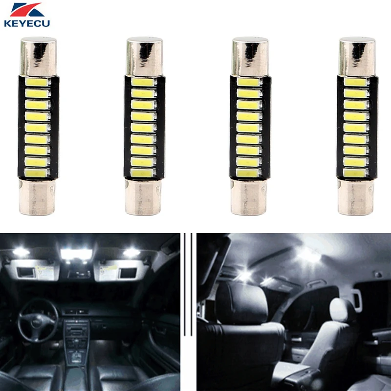 KEYECU 4 шт. супер яркий белый 12В 6000K 29 мм 4014 9-SMD СВЕТОДИОДНЫЙ зеркальный предохранитель солнцезащитный козырек фестон купольсветильник лампа светодиодные лампы
KEYECU 4 шт. супер яркий белый 12В 6000K 29 мм 4014 9-SMD СВЕТОДИОДНЫЙ зеркальный предохранитель солнцезащитный козырек фестон купольсветильник лампа светодиодные лампы