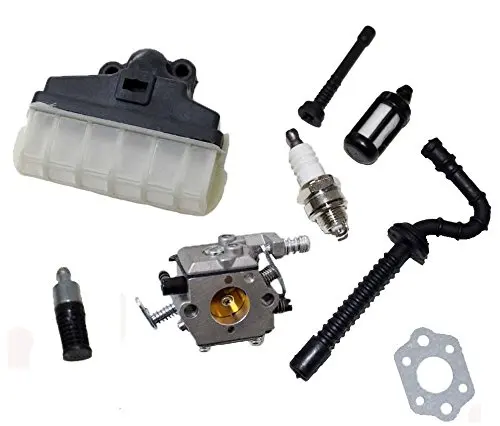 Xzilla New Carburetor Air Oil Filter Fuel Line Hose Tube Spark Plug Gasket fit for Stihl Ms210 Ms230 Ms250 021 023 025
Xzilla New Carburetor Air Oil Filter Fuel Line Hose Tube Spark Plug Gasket fit for Stihl Ms210 Ms230 Ms250 021 023 025