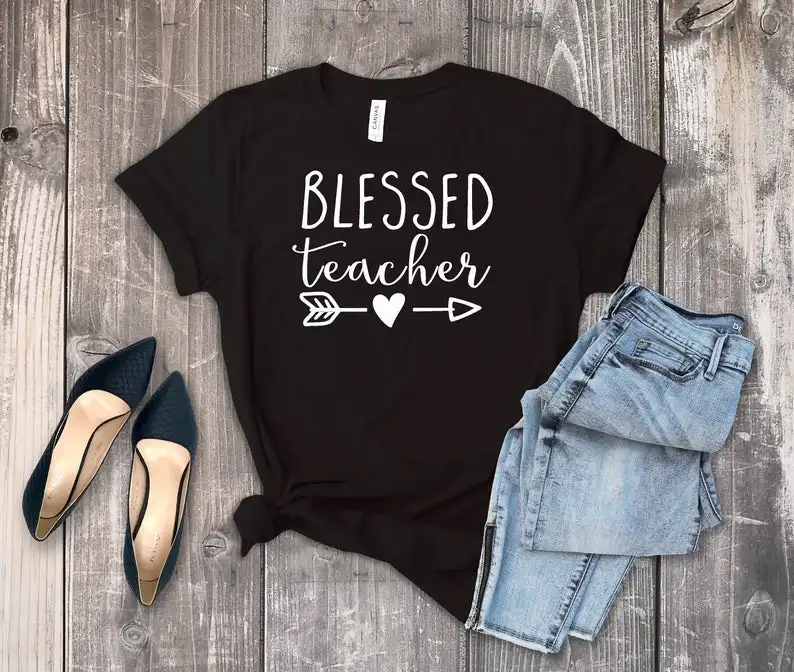 Skuggnas New Arrival Blessed teacher shirt Gift for teacher Tees Back to school Tumblr tshirts Aesthetic Clothing Drop ship
Skuggnas New Arrival Blessed teacher shirt Gift for teacher Tees Back to school Tumblr tshirts Aesthetic Clothing Drop ship