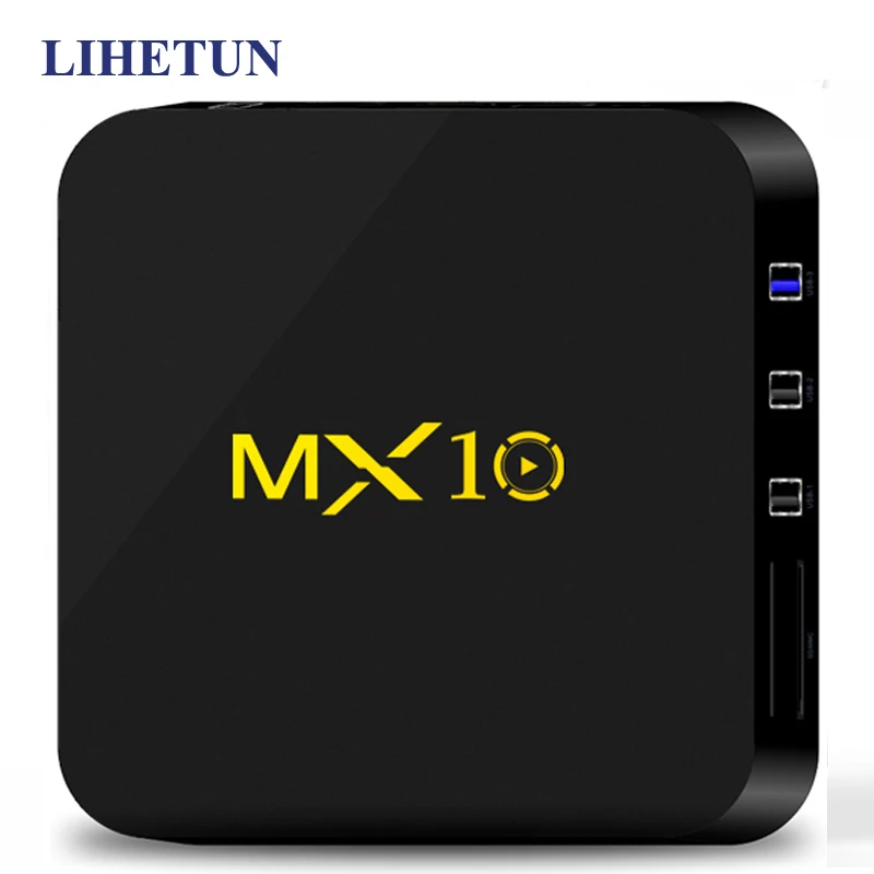 MX10 Android 9 0 Smart tv BOX 4 Гб DDR4 Ram 32 64 Rockchip RK3328 четырехъядерный поддержка 4K H.265 HDR с